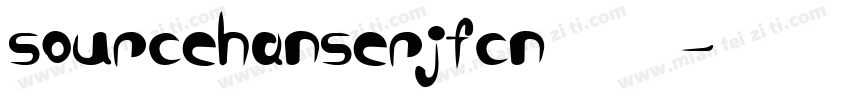 sourcehanserjfcn BOLD字体转换